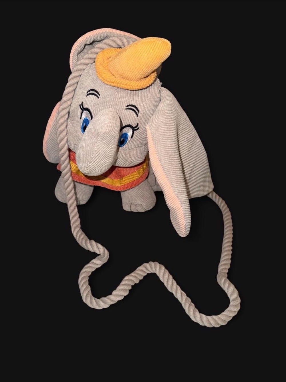 NWOT| Zara 2020 Limited Release Kids x Disney Dumbo Corduroy Plush Crossbody Bag